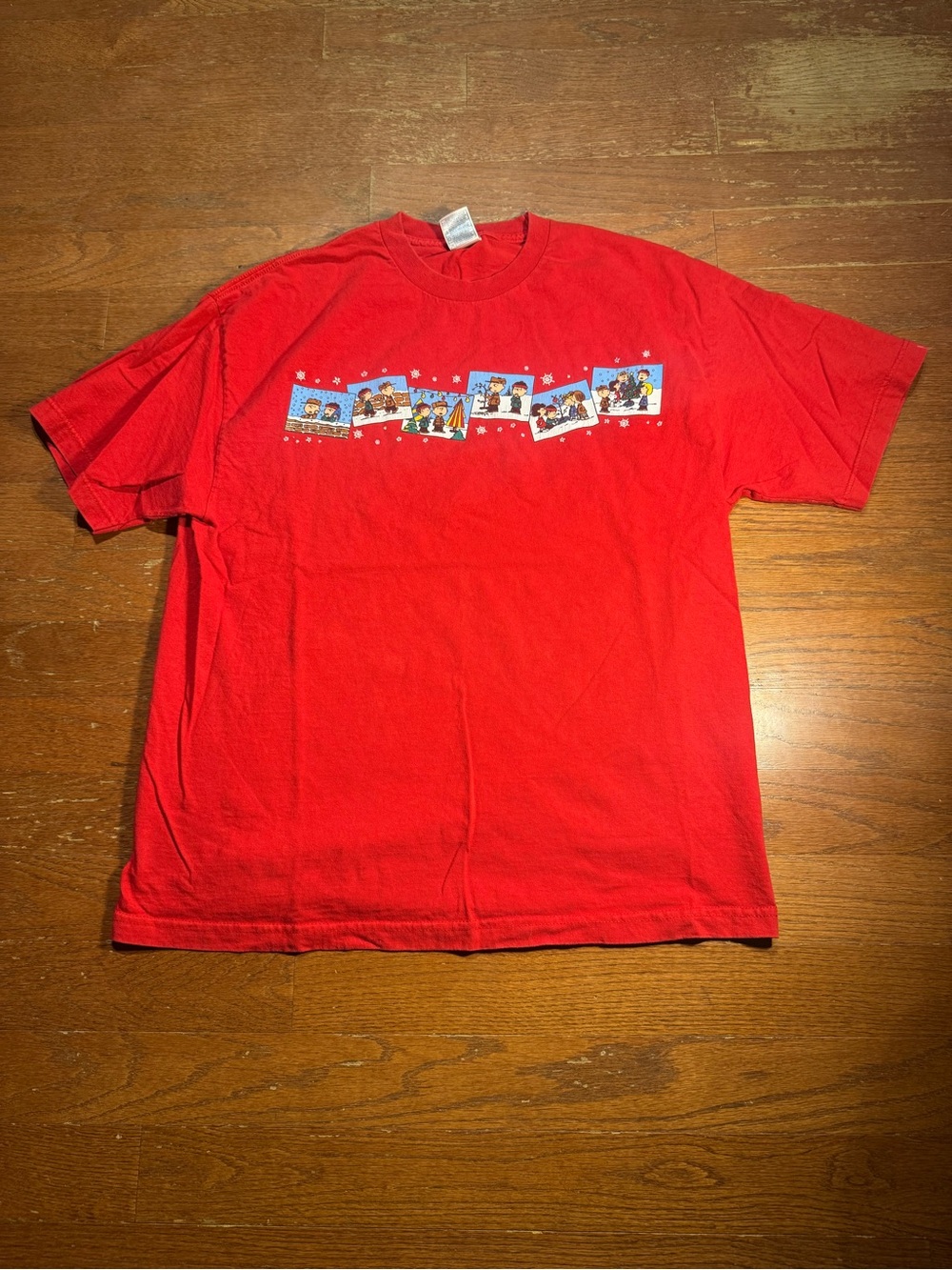 Y2K Charlie Brown Christmas Photos Graphic Tee